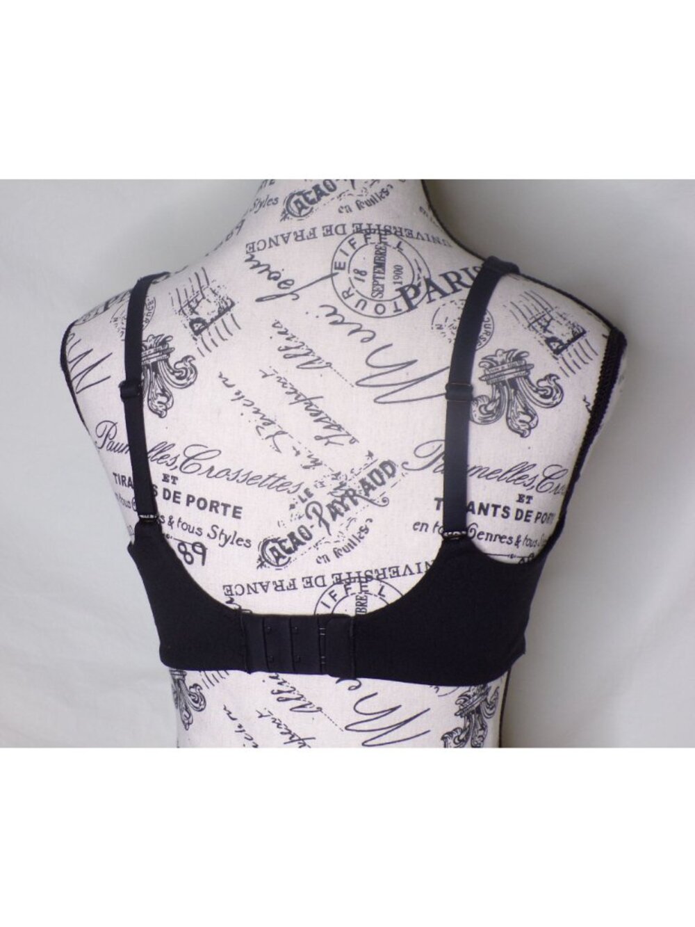 🆕WACOAL Inside Job Full Unpadded Wireless Bra 34C Black #852345 - Picture 8 of 8